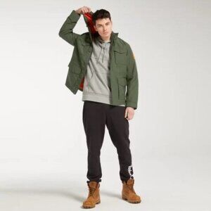 Timberland Men's Ludlow Mountain M65 Dark Green Waterproof Jacket Size Large